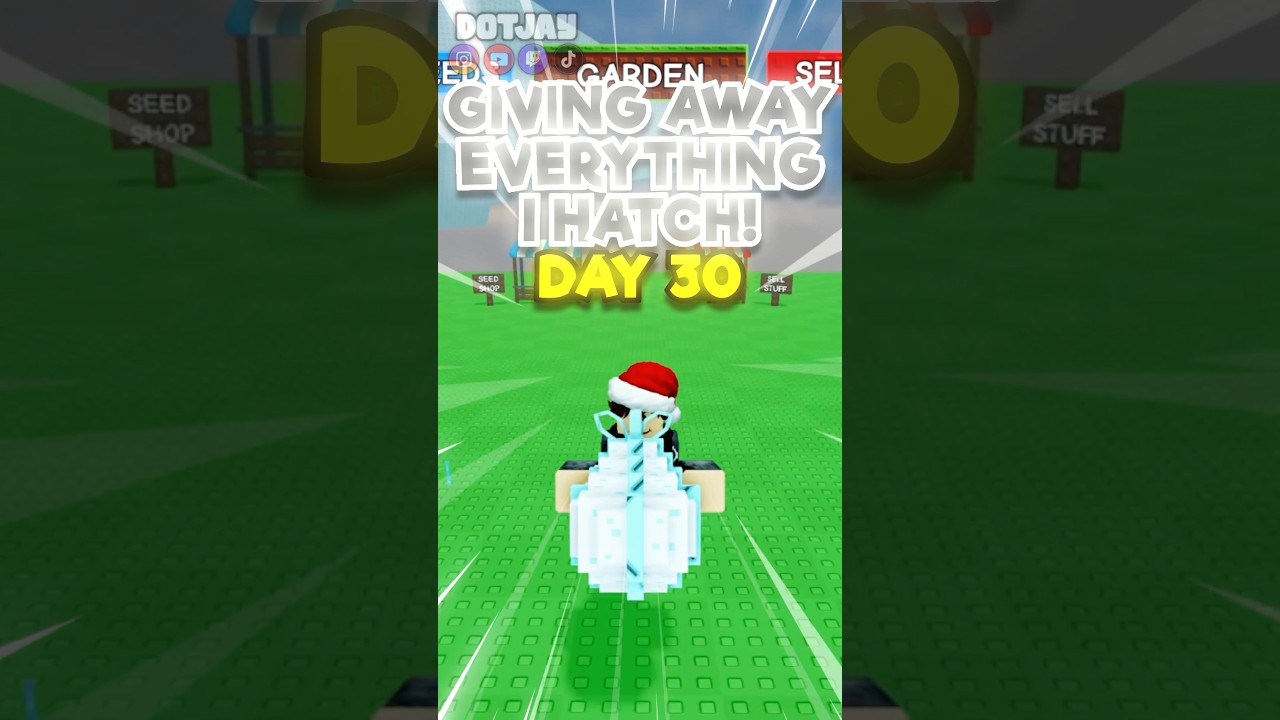DAY 30 FREE PETS GIVEAWAY 🔥😲 | #growagarden #giveaway #roblox
