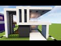 Minecraft Tutorial: How to Build a Standard  Modern House &amp; Full Interior