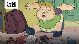 Clarence Tiene Un Asqueroso Virus Y Asusta A Todos  Clarence  Cartoon Network