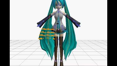 [MMD] Tutorial - Wavy hair [PMD editor]