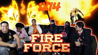 FIRE FORCE 1X14 REACTION!!! FOR WHOM THE FLAMES BURN