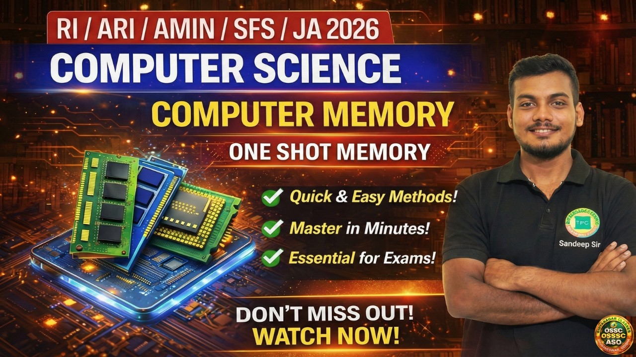 🎯MISSION ନିଯୁକ୍ତି ||Computer Memory One Shot 🔥 || RI ARI AMIN SFS JA ...