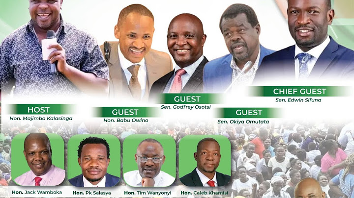 LIVE; SENATOR SIFUNA, BABU OWINO, PETER SALASYA, TIM WANYONYI, OMTATAH SPEAKING IN KABUCHAI, BUNGOMA