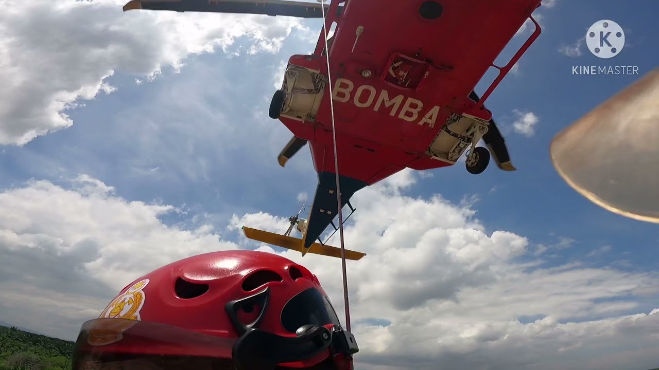 AbanG Bomba Terjun Dari Helikopter!!!!Latihan Pasukan Khas MUST JBPM Zon Utara.. #aw139#