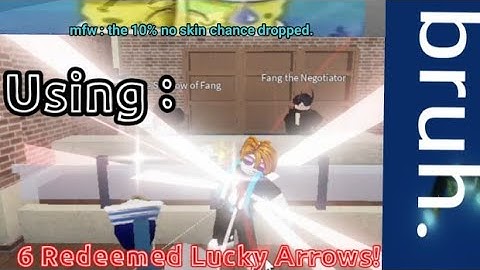 [YBA] 6 Redeemed Lucky arrow experience on the stone free update!