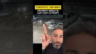 Gates won’t stop criminals in Canada from stealing your car 😳 #canada #toronto #fypシ #viral