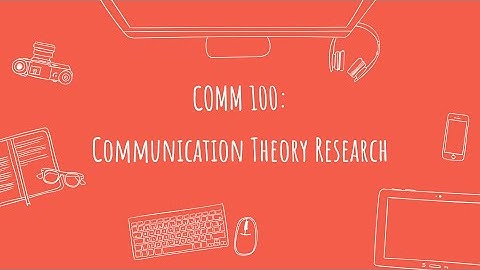 COMM 100: Communication Theory Library Introduction