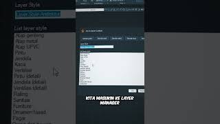 Cara Cepat Membuat Layer Otomatis di AutoCAD untuk Pemula #tutorial #autocad #shorts
