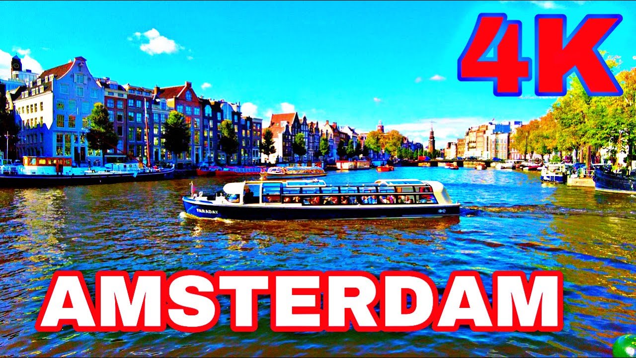 AMSTERDAM Walk 4K | Walking Tour | 4K City Life