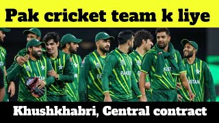 Pakistan cricket team central contract 2023|Good news for Pakistan team players|Babar Azam|Rizwan