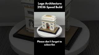 Lego Architecture 21036 Arc de Triomphe Speed Build