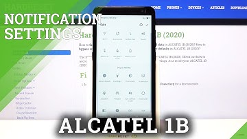 How to Adjust Notification Bar Icons in ALCATEL 1B 2020 – Customize Notification Bar