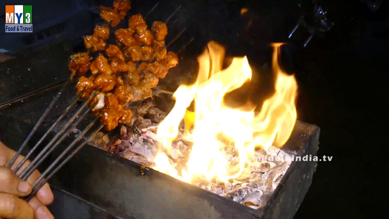 Chicken Tikka Kabab Recipe | Indian Non Veg Starter | STREET FOODS 2021