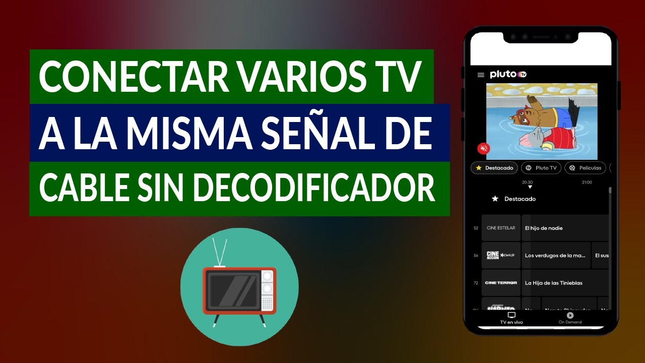 Cómo Conectar Varios TV a la Misma Señal Cable Digital sin Decodificador -  YouTube