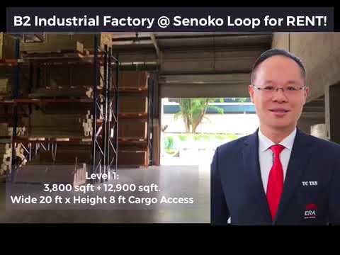 B2 Industrial Factory at Senoko Loop for RENT