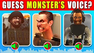 GUESS MONSTER VOICE | SKIBIDI TOILET #64 Quiz| G-man Toilet, Overload Toilet, Titan Cameraman 3.0 screenshot 5