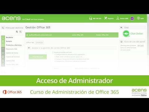 Acceso de Administrador - Curso de Administración de Office 365 de acens  (1/8) - YouTube