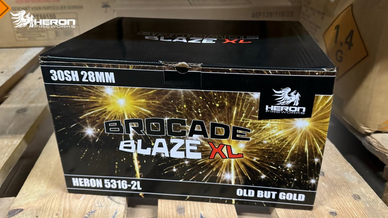 BROCADE BLAZE XL *NIEUW 2025* - Heron Fireworks (Vuurwerk24)