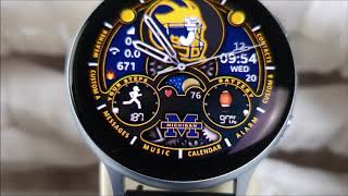 MICHIGAN WOLVERINES | Gameday Watch Face | Officially published by 2Thumbz, Inc. screenshot 5