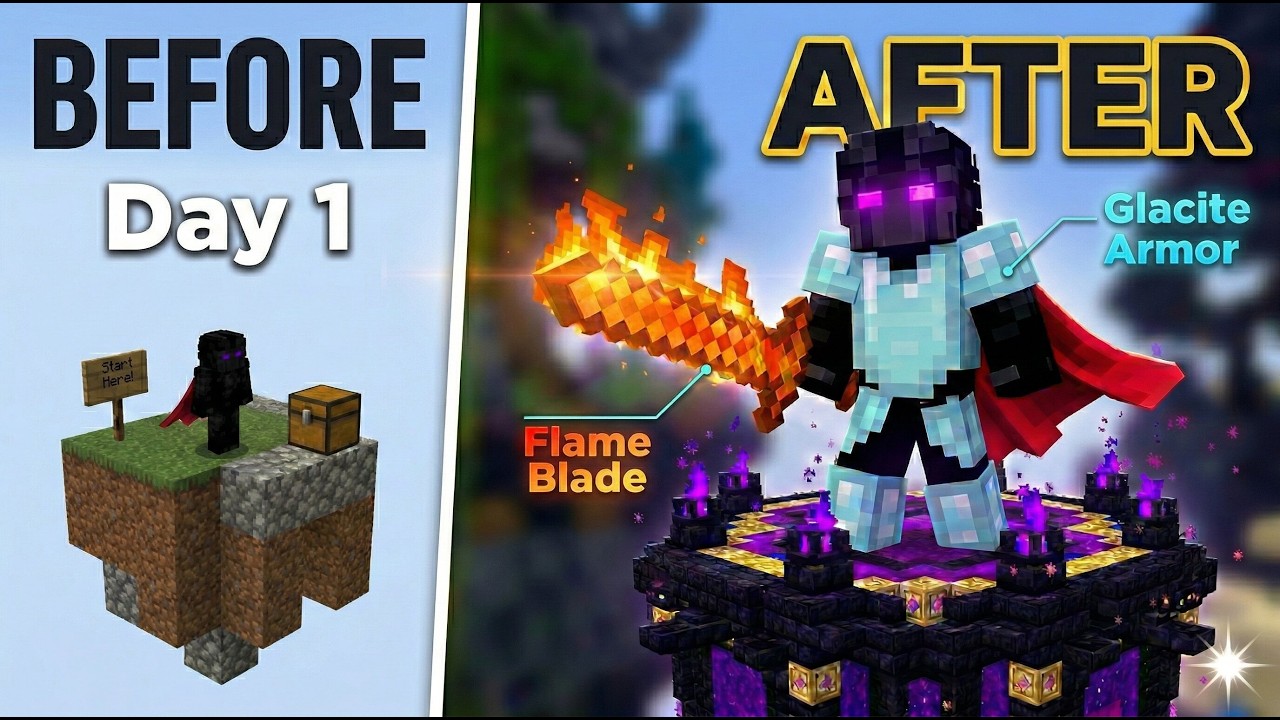 The most INSANE start to a NEW Journey Hypixel Skyblock