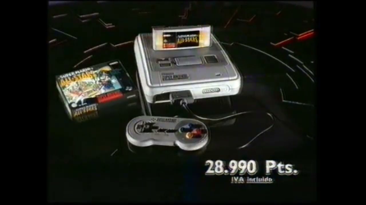 Anuncio Super Nintendo Entertainment System & Super Mario All-Stars (1993)