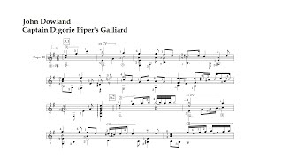J. Dowland. Captain Digorie Piper's Galliard