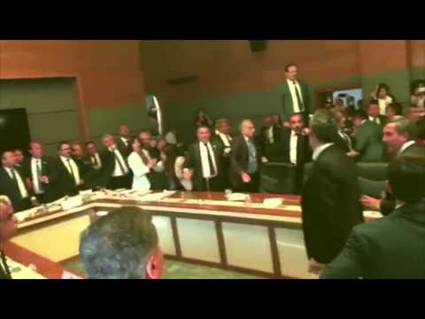 Turkish Parliament Fight with amazing Bad Brains Soundtrack