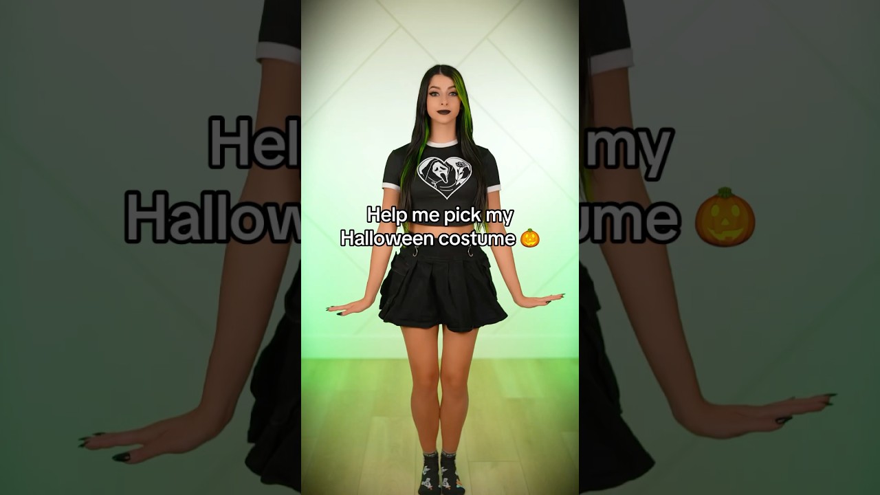 which one? 🖤 #trending #cosplay #foryou #halloweencostume #helpmemakethismakesense #halloween #emo