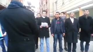 Siirt Ülkü Ocakları (300 Uygur Türkü Için) Basın Açıklaması
