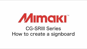 CG-SRIII Series How to create a sign board
