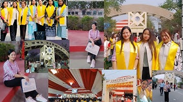 20th convocation Assam University,silcher||ELIZA NARZARY