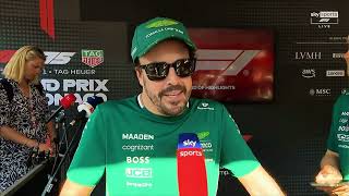 Information Fernando Alonso Post Qualifying Interview - Monaco GP 2025 Guide