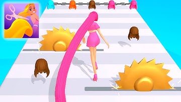 Hair Challenge - All levels gameplay Walkthrough. (IOS, Android) | Levels 1-5