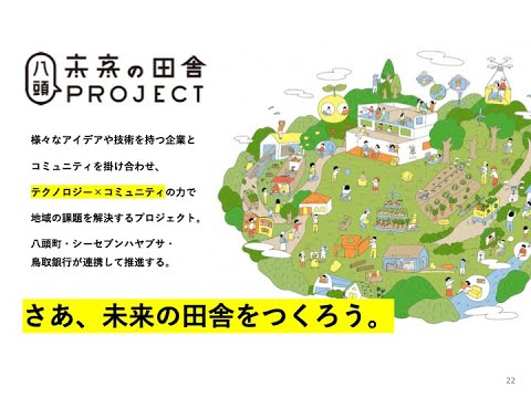 町と生きる町を活かす 持続可能な未来の田舎を作る新たな地域拠点 / 登壇者：八頭町役場企画