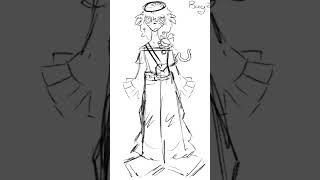 First shortttt :3 (Youtube fried the quality :d) #art #oc #firstvideo