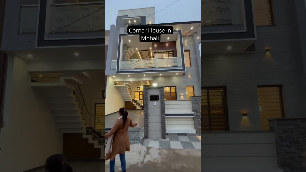 150 Gaj 4BHK Luxury House In Mohali Near Chandigarh Trending Ytshorts Interiordesign