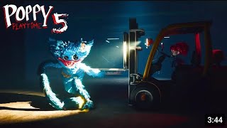 Poppy playtime chapter 5 part 3 Huggy wuggy death + Chase scene