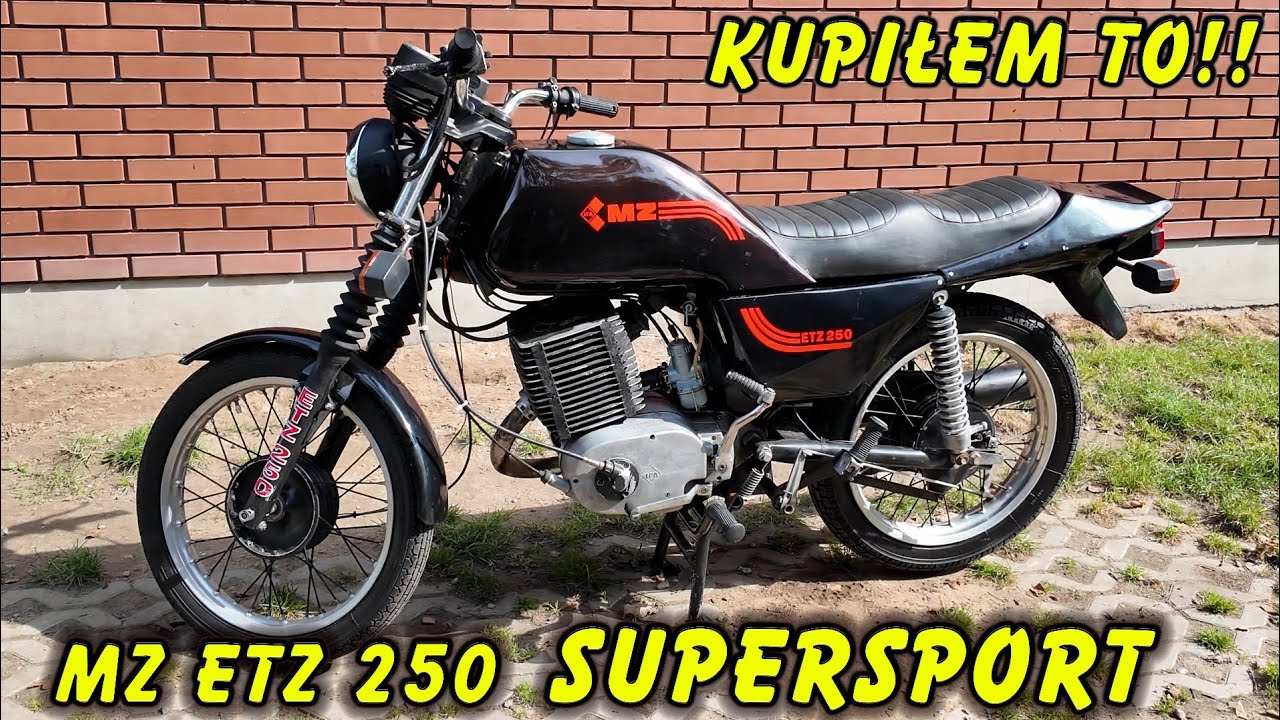 Kupiona!! MZ ETZ 250 SUPERSPORT 😃😃 Wyścigówka z lat 90-tych 😁😁