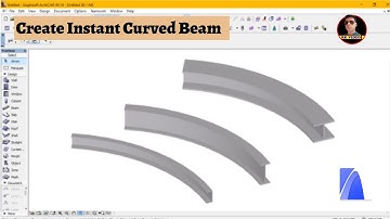 | Archicad Tutorial | - | How to Create Instant Curved Beam | Useful for 2D Plan | 3D Tutorial |