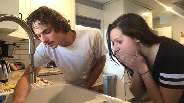 FIANCÉ LOSES RING DOWN DRAIN PRANK!