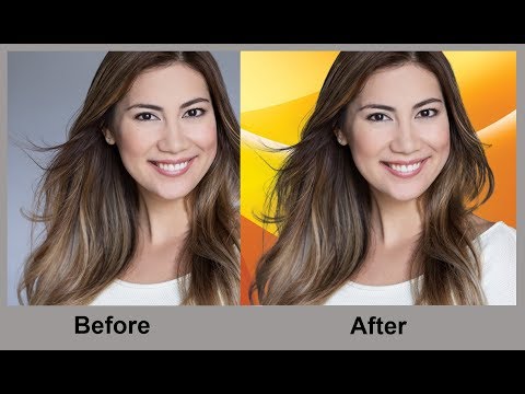 New Feature Background Hair Cutting in Adobe Photoshop CC  tutorial by, Amjad Graphics Designer