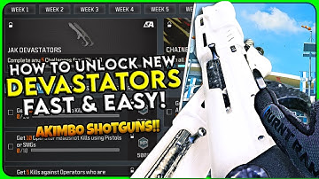 How To Unlock New Jak Devastators Fast! Akimbo Shotguns!! MW3