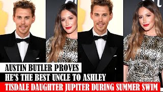 Austin Butler Proves Hes The Best Uncle To Ashley Tisdale Daughter Jupiter During Summer Swim