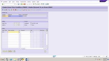 How to create a Purchasing Info Record in SAP MM