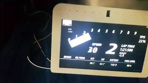 Hondata Custom Racing dash LCD