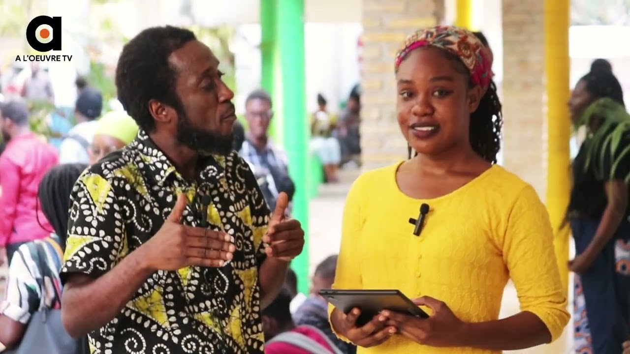 Entèvyou ak Kenny Laguerre nan okazyon lansman Fabrique des Arts nan Centre Culturel Brésil Haiti.