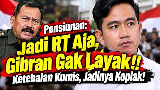 Pensiunan: Gibran Jadi RT Aja Gak Layak!! Ketebalan Kumis, Jadinya Koplak! || Lucu si Kumis Ini!