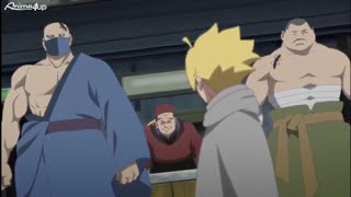 بوروتو يقاتل اثنان من العمالقة Boruto