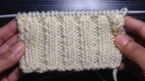 How To Knit 2x2 Rib Stitch For Beginners