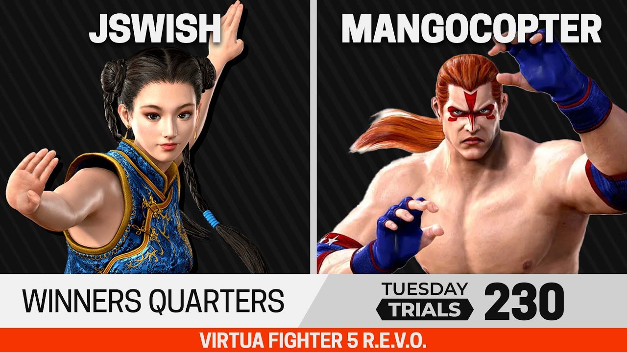 Tuesday Trials 230 VF5 Winners Quarters - JSwish (Pai) vs Mangocopter (Wolf)